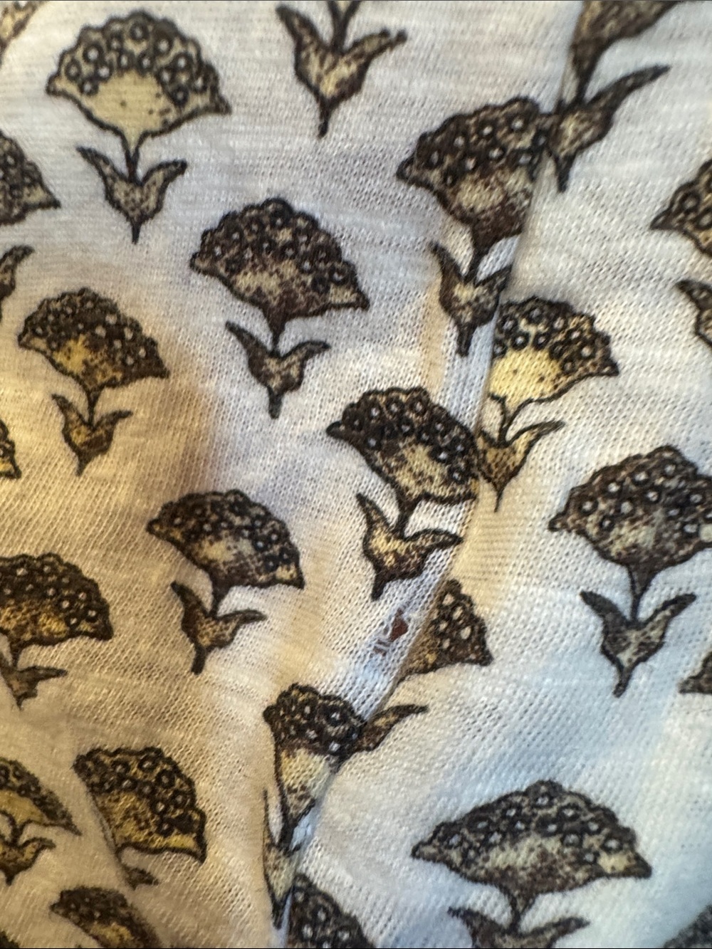 Lucky Brand • NWT $50 USD Sleeveless V-Neck Printed Peplum Top PTP 20”-24” - Picture 2 of 2